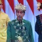 Presiden Jokowi saat menyampaikan pidato pada Sidang Tahunan MPR RI dan Sidang Bersama DPR RI dan DPD RI dalam rangka HUT Ke-77 Proklamasi Kemerdekaan RI, di Ruang Rapat Paripurna, Gedung Nusantara MPR/DPR/DPD RI, Senayan, Jakarta, Selasa (16/08/2022) pagi. (Foto: Humas Setkab/Rahmat)