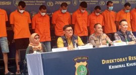 Para tersangka anggota komplotan peredaran obat keras  (foto Istimewa)