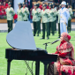 Penampilan spesial dari penyanyi Putri Ariani pada peringatan Hari Ulang Tahun (HUT) Ke-78 Kemerdekaan Republik Indonesia di Halaman Istana Merdeka, Jakarta, pada Kamis, 17 Agustus 2023. (Foto: BPMI Setpres/Laily Rachev)