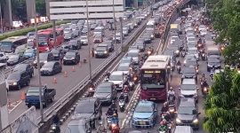 Tol dalam kota Jalan Gatot Subroto, Jakarta Pusat (foto istimewa)