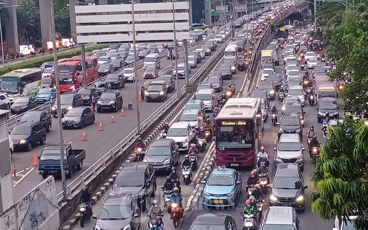 Tol dalam kota Jalan Gatot Subroto, Jakarta Pusat (foto istimewa)