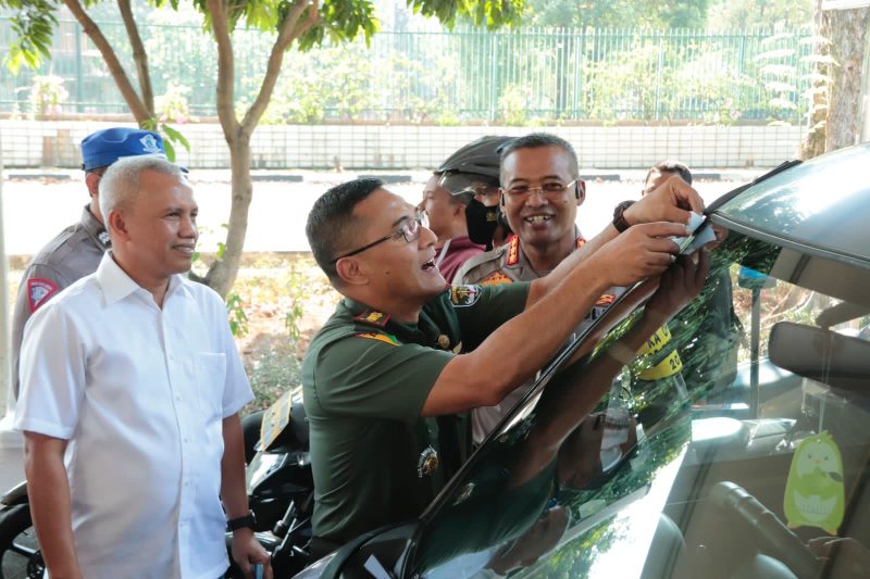 Gelar Uji Emisi Gratis (Foto : Humas Polda Metro Jaya)