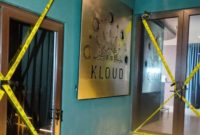 Usai Digerebek, KLOUD Sky Dining & Lounge dipasang Police Line