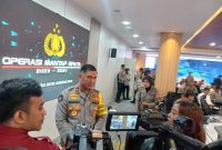 Polri Gelar Pelatihan Olah Strategi dalam Rangka Operasi Mantap Brata 2023-2024, Senin (6/11/2023).