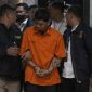 TERSANGKA : Tersangka Yudha dihadirkan saat rilis kasus pembunuhan Dante (6) anak dari artis Tamara Tyasmara di Polda Metro Jaya, awal pekan lalu (foto : Ist)
