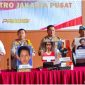 Kapolres Metro Jakarta Pusat  Kombes Susatyo Purnomo Condro, gelar Jumpa Pers di Polres Jakarta Pusat, Jumat (23/2/2024).