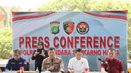 PESAN KAPOLDA : Kasat Reskrim Polresta Bandara Kompol Reza Pahlevi menyampaikan pesan dari Kapolda Metro Jaya Irjen Karyoto agat masyarakat agar tidak mudah tergiur dengan iming-iming dari para calo yang menjanjikan kehidupan yang lebih baik dengan bekerja di luar negeri.

