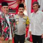 Buka Puasa Bersama : Ketua Markas Daerah  (MADA) Laskar Merah Putih (LMP) DKI Jakarta H. Agus Salim (kiri) bersama Wakapolri Komjen Agus Adrianto dan Ketua Umum DPP Gerakan Rakyat Indonesia Bersatu Jaya (GRIB Jaya), Hercules RM, tampak kompak saat berbuka puasa bersama Kapolri Jenderal Listyo Sigit Prabowo  di Mabes Polri, Jl Trunojoyo, Jakarta, Selasa (02/04/2024)
