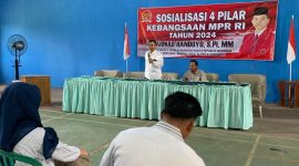 Anggota MPR RI Rahmad Handoyo menggelar acara sosialisasi empat pilar MPR RI bersama kader Podyandu dan ibu-ibu PKK di Desa Ngargo;olo Kecamatan Gladaksari Kabupaten Boyolali, Jawa Tengah, pada Selasa, 18 Juni 2024 