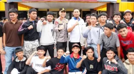 Foto: Kapolda Bangka Belitung Irjen Pol Hendro Pandowo berfoto bersama generasi muda Babel 
