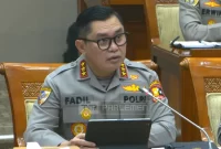 Kepala Baharkam Polri Komjen Pol Fadil Imran dalam Rapat Dengar Pendapat Komisi III DPR RI di kompleks parlemen, Senayan, Jakarta, Selasa (18/3/2025). ANTARA