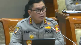 Kepala Baharkam Polri Komjen Pol Fadil Imran dalam Rapat Dengar Pendapat Komisi III DPR RI di kompleks parlemen, Senayan, Jakarta, Selasa (18/3/2025). ANTARA