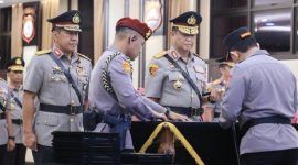 Pelantikan dan serah terima jabatan Kapolda Kalteng yang dipimpin oleh Kapolri Jenderal Polisi Listyo Sigit Prabowo. (FOTO:POLISI)