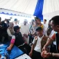 Kapolri Jenderal Pol. Listyo Sigit Prabowo bersama Menko PMK Pratikno, Menkes Budi Gunadi Sadikin, Panglima TNI Jenderal TNI Agus Subianto, dan Gubernur Jawa Barat Dedi Mulyadi mengecek layanan kesehatan di rest area KM 57 tol Jakarta-Cikampek, Karawang, Jawa Barat, Rabu (26/3/2025).-Divisi Humas Polri