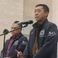 Sekretaris NCB Interpol Indonesia Divhubinter Polri Brigjen Pol. Untung Widyatmoko berbicara dalam konferensi pers di Gedung Bareskrim Polri, Jakarta, Jumat (21/3/2025). ANTARA
