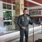Kapuspen Mabes TNI Brigjen TNI Kristomei Sianturi saat berada di Mabes TNI, Cilangkap, Jakarta Timur, Kamis (27/3/2025). ANTARA
