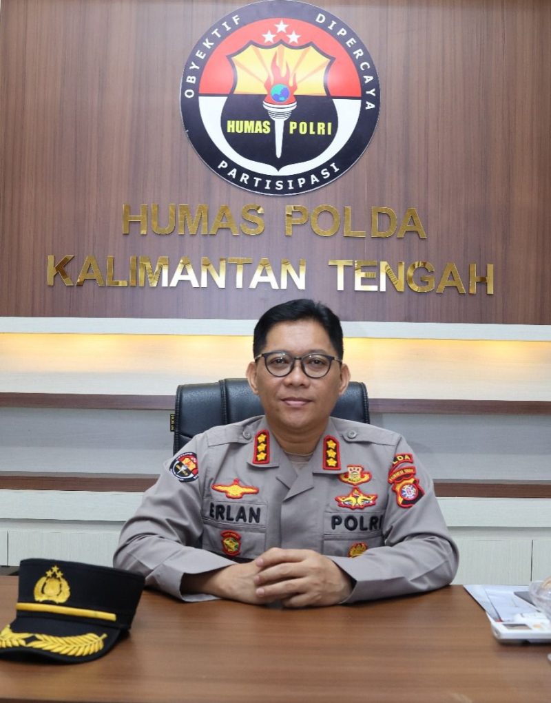 Kabidhumas Polda Kalteng, Kombes Pol Erlan Munaji (ist)