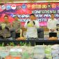 Mabes Polri Gelar Jumpa Pers Pengungkapan Kasus Narkoba di Mabes Polri, beberapa waktu lalu (ist)