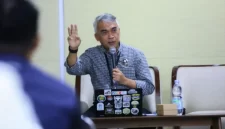 Deputi Hukum dan Kerja Sama BNN Inspektur Jenderal Polisi Agus Irianto dalam diskusi interaktif bersama mahasiswa Universitas Kristen Satya Wacana (UKSW) di Salatiga, Jawa Tengah, Sabtu (14/6/2025). BNN RI.