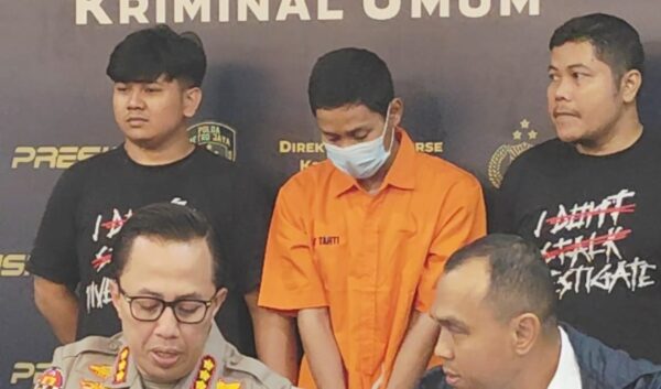 Penampakan Karyawan yang Menghabisi Nyawa Majikan Sendiri (humas Polda Metro Jaya)