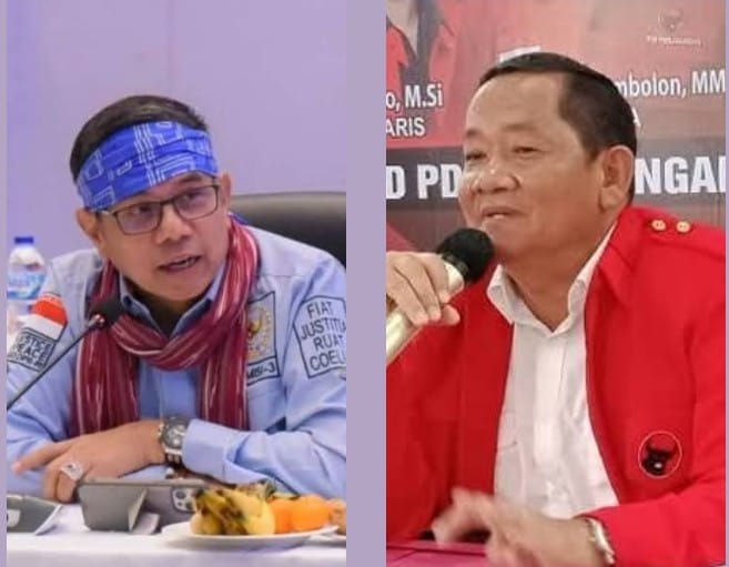 Foto: Hinca Pandjaitan dan Rapidin Simbolon