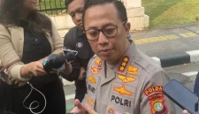 Kabid Humas Polda Metro Jaya, Kombes Pol Ade Ary Syam Indradi, di Kompleks DPR, Senayan, Jakarta Pusat, Senin, 25 Agustus 2025 (KP)