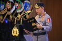 Kapolri Jenderal Pol Listyo Sigit Prabowo melantik dan melakukan serah terima jabatan (sertijab) sejumlah pejabat tinggi Polri, Selasa (19/8/2025). (Humas Polri)