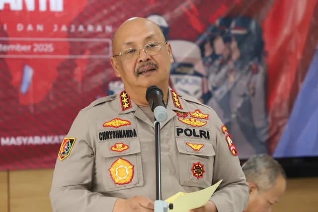 Kepala Lembaga Pendidikan dan Pelatihan Polri (Kalemdikpol Polri) Komjen Pol Chryshnanda Dwilaksana (Humas Polri)