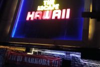 Penampakan Diskotik The Escape Hawai Diwaktu Malam