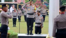 Upacara peringatan HAORNAS ke-42 Tahun 2025 di Lapangan Barigas Mapolda Kalteng, Selasa (9/9). (Foto Humas Polda)