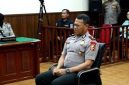 Kompol Kosmas K. Gae dalam sidang etik di ruang sidang di Gedung TNCC Mabes Polri, Jakarta, Rabu (3/9/2025).