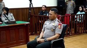 Kompol Kosmas K. Gae dalam sidang etik di ruang sidang di Gedung TNCC Mabes Polri, Jakarta, Rabu (3/9/2025).