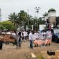 Aksi unjuk rasa “Tolak Reformasi Polri” yang di depan Gedung DPR RI, Senin (15/9)