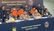 Jumpa Pers di Mapolda Metro Jaya, Senin (10/11)