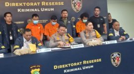 Jumpa Pers di Mapolda Metro Jaya, Senin (10/11)