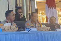 JUMPA PERS: Kapolda Metro Jaya, Irjen Asep Edi di Polda Metro Jaya,Jakarta, Jumat (7/11/2025). 