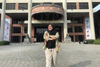 LAURENT NABILA: Mahasiswi Fakultas Ilmu Budaya (FIB) Universitas Brawijaya (UB) Laurent Nabila Zahra Tanjung mengikuti program penelitian luar negeri UB Student Academic Research Scheme (UB Stars) di National Sun Yat-Sen University, Taiwan. (ANTARA)