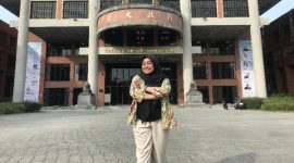 LAURENT NABILA: Mahasiswi Fakultas Ilmu Budaya (FIB) Universitas Brawijaya (UB) Laurent Nabila Zahra Tanjung mengikuti program penelitian luar negeri UB Student Academic Research Scheme (UB Stars) di National Sun Yat-Sen University, Taiwan. (ANTARA)