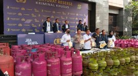 Ribuan tabung gas elpiji bersubsidi disita (Humas PMJ)
