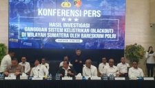 Jumpa pers bersama antara Bareskrim Polri dan PT PLN (Persero), Senin (25/5)