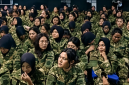 Peserta program KDMP mengikuti program latihan militer.(ist)