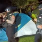 Kondisi Kegiatan Perkemahan Pemuda Ahmadiyah Dibubarkan Polisi [Ist]