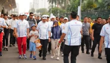 epala Kepolisian Negara Republik Indonesia Listyo Sigit Prabowo mengikuti rangkaian Pekan Olahraga Polri di Polda Metro Jaya, Jakarta, Minggu (28/6/2026). ANTARA