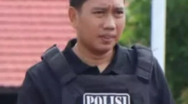 Aipda Yudhie, Kanit di Satresnarkoba Polres Katingan gugur saat penggerebekan bandar narkoba di Katingan Tengah. (ist)