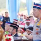 Kapolri Jenderal Listyo Sigit Prabowo hadir dan menyampaikan laporan acara peresmian 3.395 jembatan TNI-Polri dan 3.000 sumber air bersih TNI AD yang digelar secara hibrid, Lebak, Banten, Kamis (13/8/2026). (Dok. Istimewa)