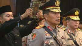Upacara Kenaikan Pangkat Rony Samtana Tarigan menjadi Irjen Polri di Rupatama Mabes Polri, Jakarta, Sabtu malam,3 Oktober 2026. (Foto: Istimewa).